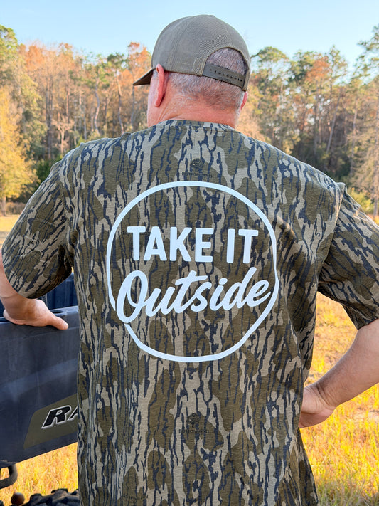 Mossy Oak Camo T shirt with pocket